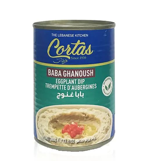 Eggplant Dip, Baba Ghanoug (Cortas) 13.5 oz