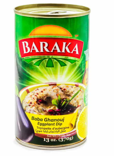 Eggplant Dip, Baba Ghanouj (Baraka) 13 oz
