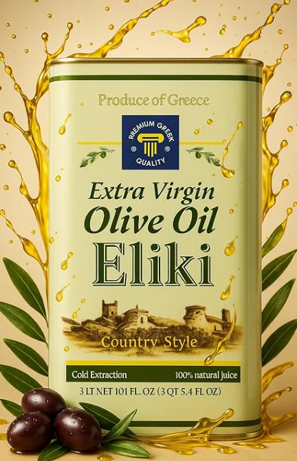 Eliki Extra Virgin Olive Oil, 3L - Image 2