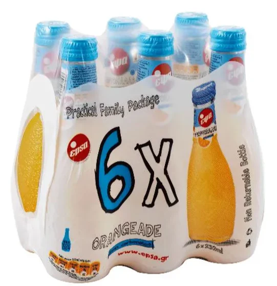 EPSA Non-Carbonated Orangeade, 6 PACK (6 x 232ml glass)