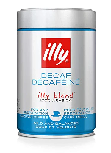 Espresso Coffee Decaffeinated - Fine.Grind (illy) 8.8oz(250g)-DECAF