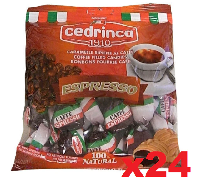 Espresso Filled Candies (cedrinca) CASE (24 x 125g)