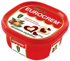 Eurocrem Hazelnut Milk and Cocoa Spread  500g