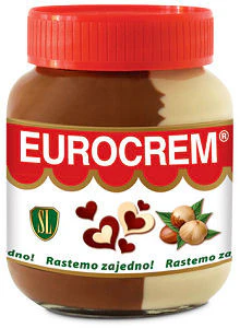 Eurocrem Hazelnut Milk and Cocoa Spread  800g