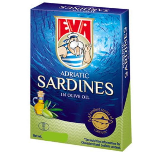 Eva Sardines in Olive Oil, 100g (3.5 oz)