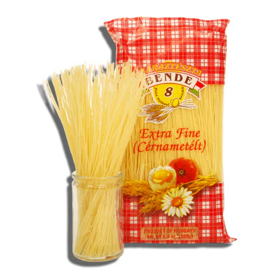 Extra Fine Egg Noodles (bende) 8oz (250g)