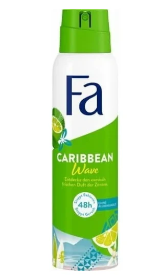 Fa Spray Deodorant, Caribbean Wave, 150ml