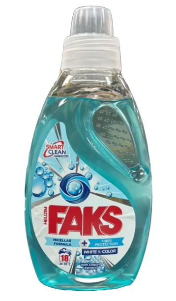 Faks Gel Micellar Formula White & Color Detergent 900ml