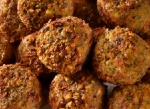 Falafel, All Vegetable Patties -Cooked, 8 pieces
