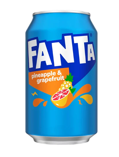Fanta Pineapple & Grapefruit, 330ml can