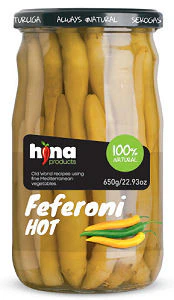 Feferoni Peppers-Hot (HINA) 720ml