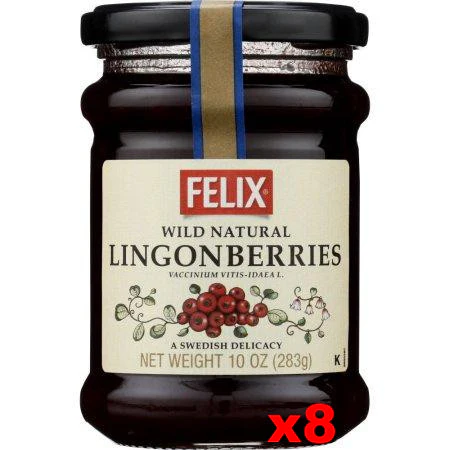 Felix Lingonberries Jam CASE (8 x 10 oz)