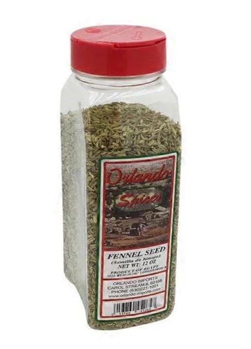 Fennel Seed, Whole (Orlando Spices) 12 oz