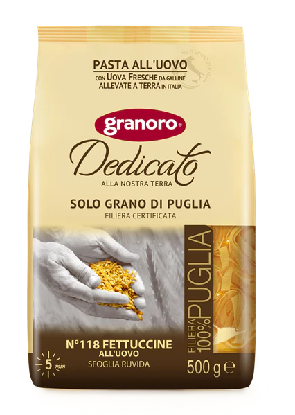 Fettuccini all'Uovo Dedicato n.118 (Granoro) 500g
