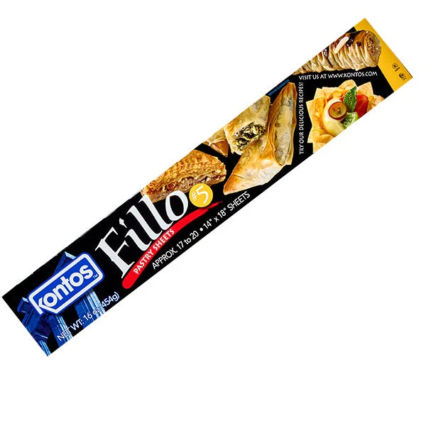 Fillo Dough #5 (Kontos) CASE (24 x 1lb) - Image 2