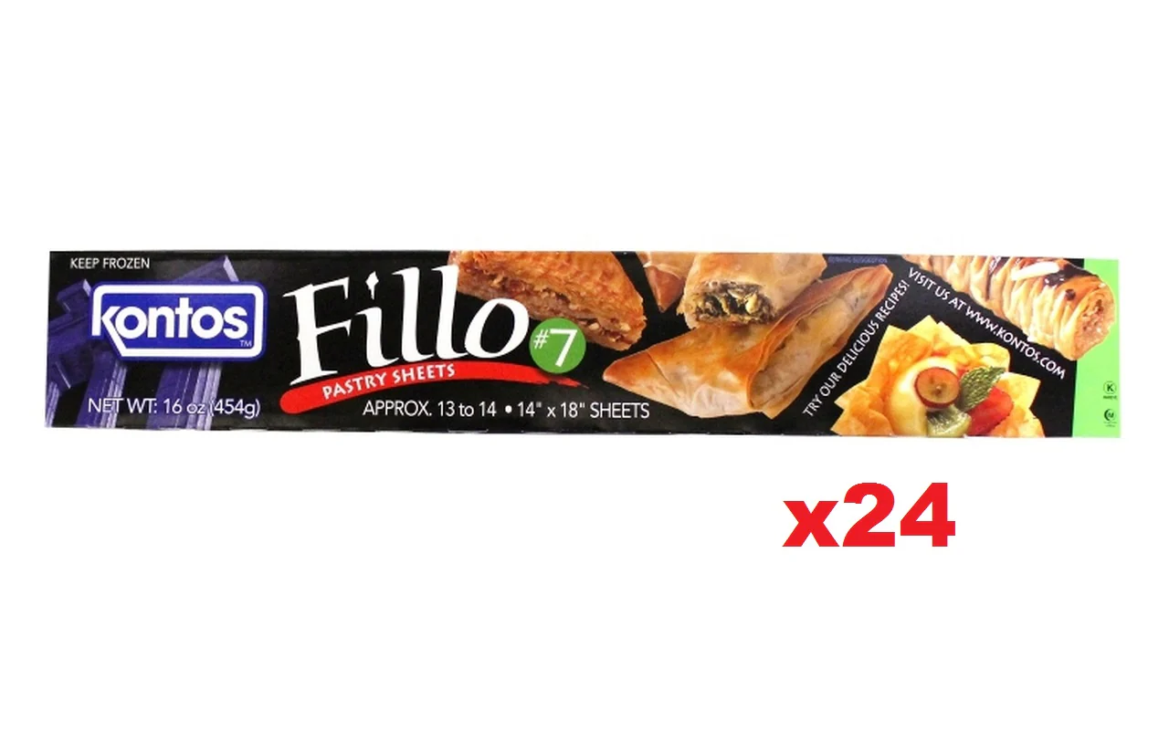 Fillo Dough #7 (Kontos) CASE (24 x 1lb)