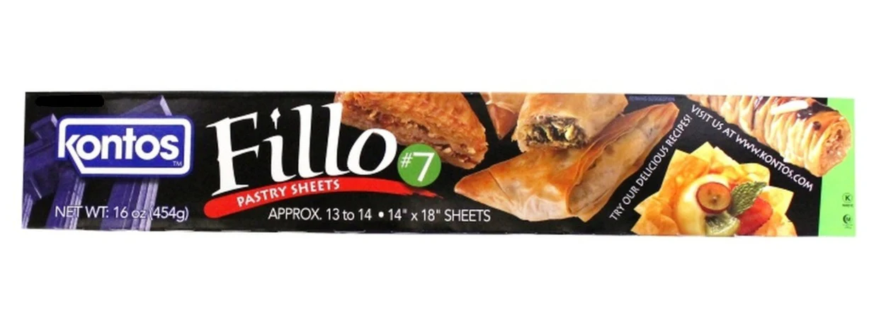 Fillo Dough #7 (Kontos) CASE (24 x 1lb) - Image 2