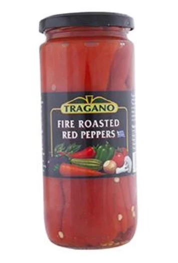 Fire Roasted Red Peppers (Tragano) 480g