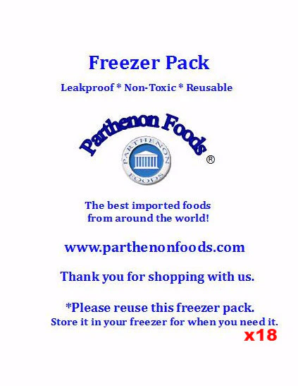 Freezer Pack - 16 oz.   6" x 1" CASE 18 pc