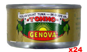 Genova Tuna in Olive Oil, CASE, 24x85g (3oz)