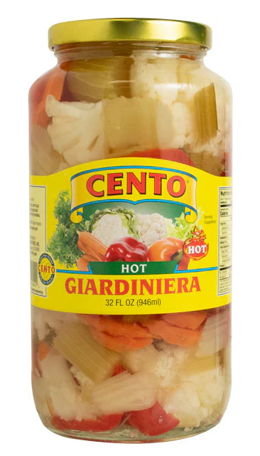 Giardiniera, HOT (Cento) 32 oz