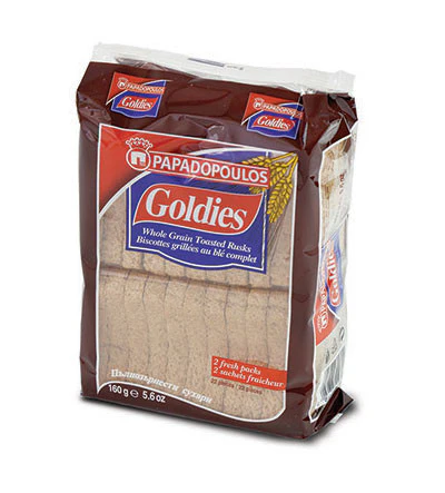 Goldies Toast Rusks, RYE, 160g