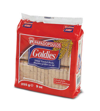 Goldies Toast Rusks - Wheat, 255g-Red Bag