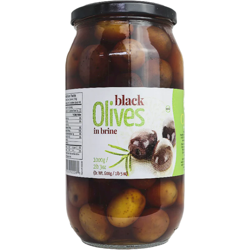Greek Black Olives (Chloe) 1000g (2lb 3oz)