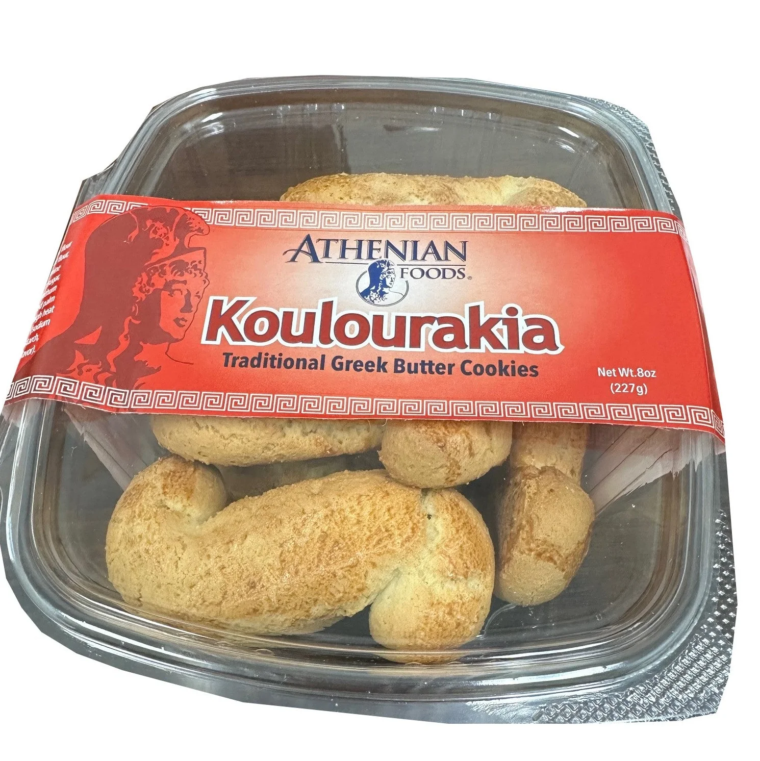 Greek Butter Cookies, Koulourakia (Athenian Foods) 8 oz