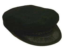Greek Fisherman Hat, Black Wool, Size: Surprise Me