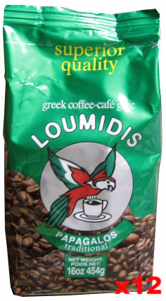 Greek Ground Coffee (Loumidis) CASE (12x16oz)