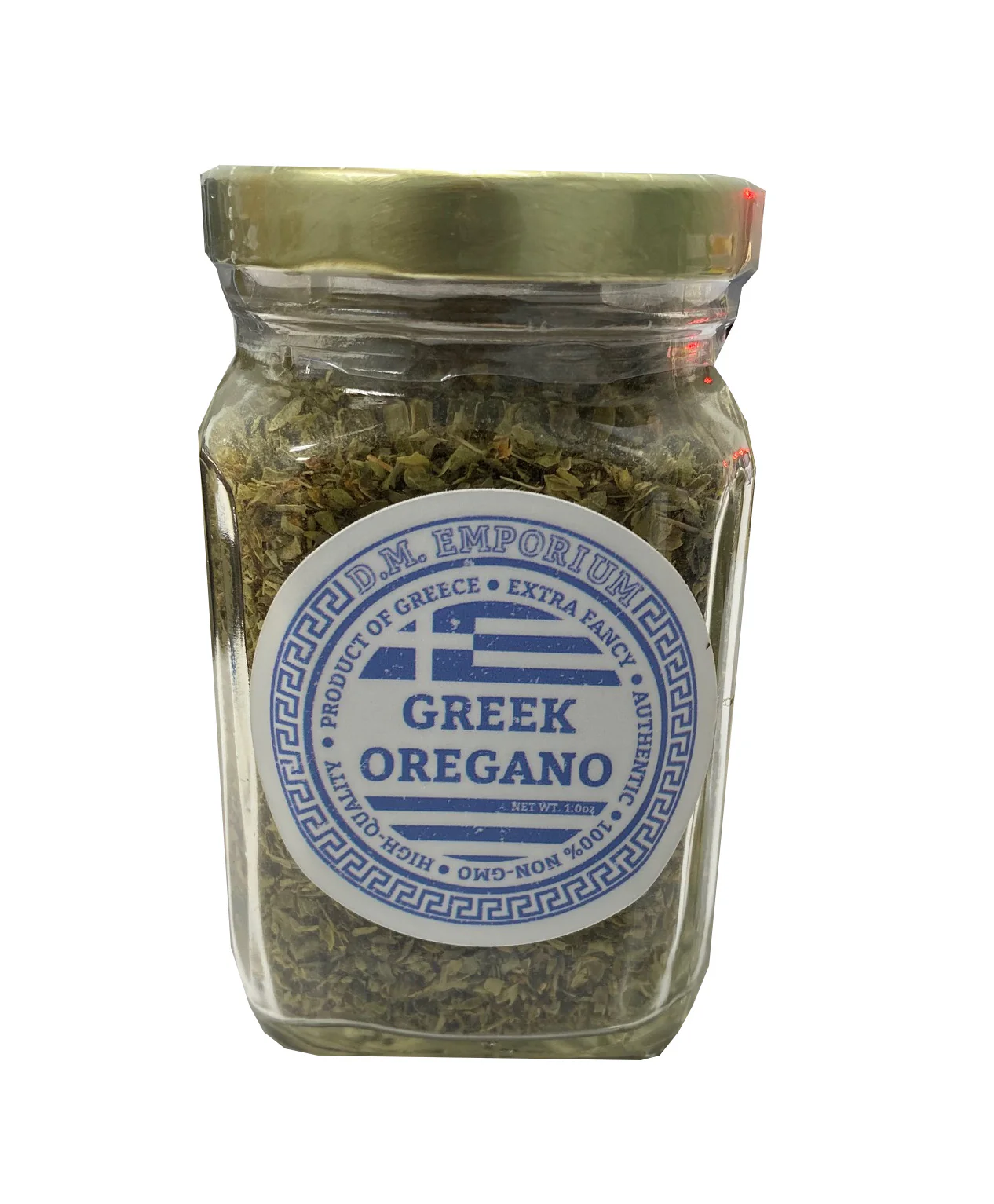 Greek Oregano, Extra Fancy (D.M.E.) 1 oz Jar