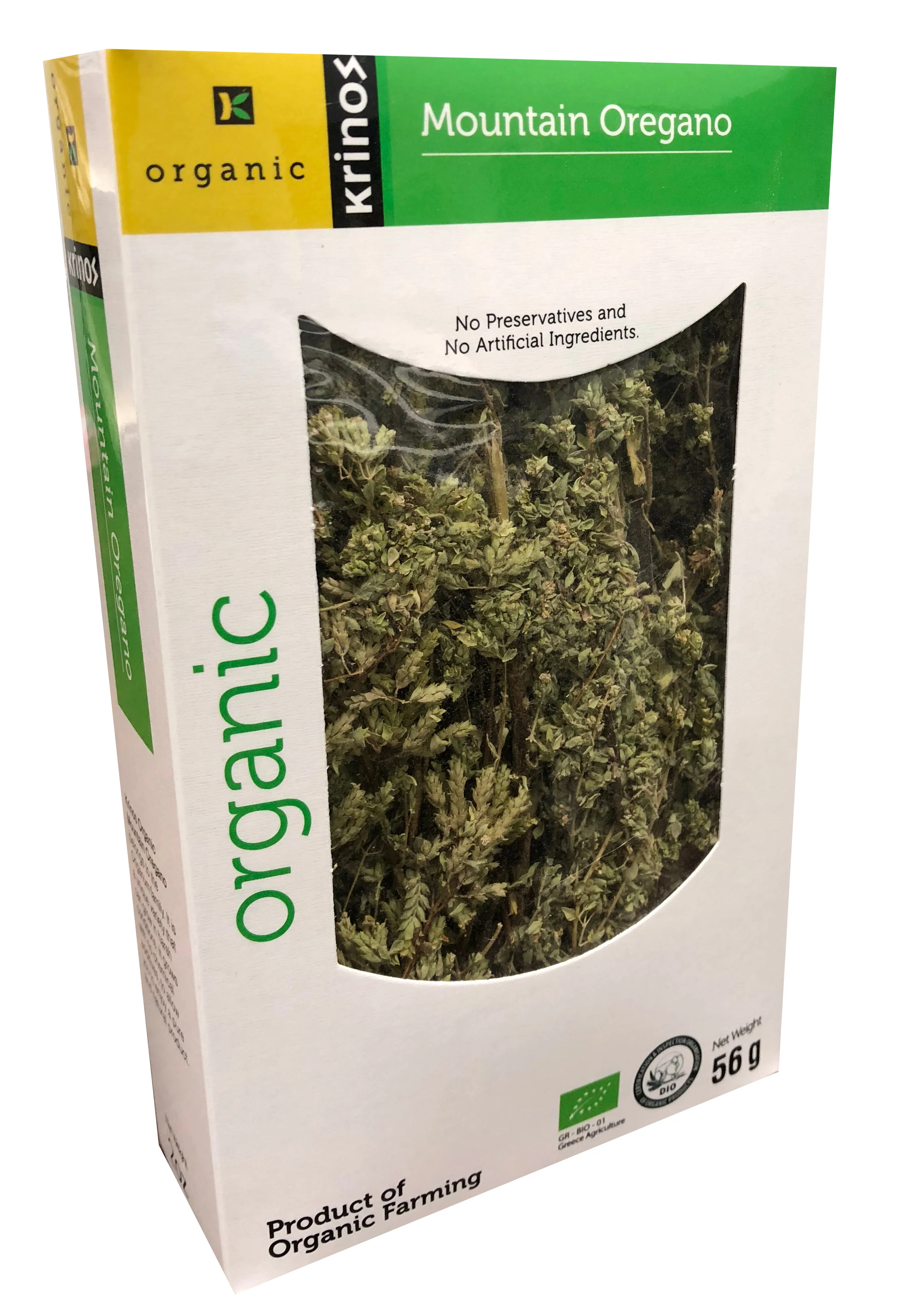 Greek Organic Mountain Oregano 56g