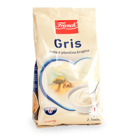 Gris, Instant Cream of Wheat Dry Cereal (Franck) 14oz (400g)
