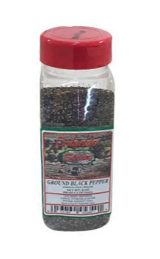 Ground Black Pepper (Orlando Spices) 8 oz