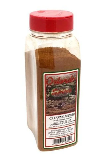 Ground Cayenne Pepper (Orlando Spices) 16 oz