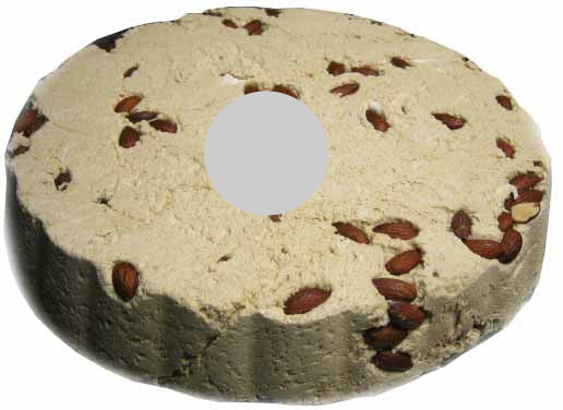 Handmade Almond Halva, 8.8 lb (4 kg)