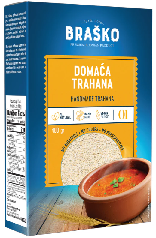 Handmade Trahana Pasta - Domaca Trahana (Brasko) 400g (14.1 oz)