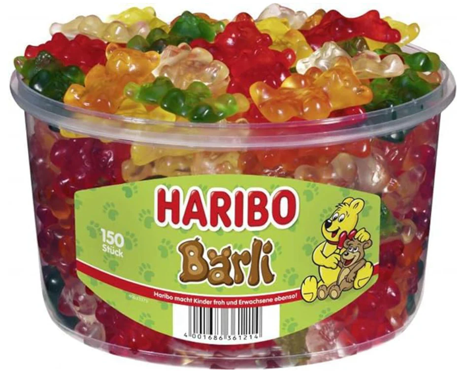 Haribo Barli Bears, Tub