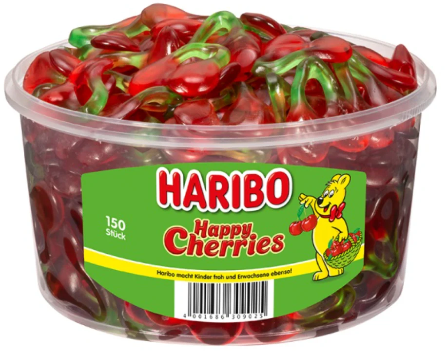 Haribo Happy Cherries, Tub