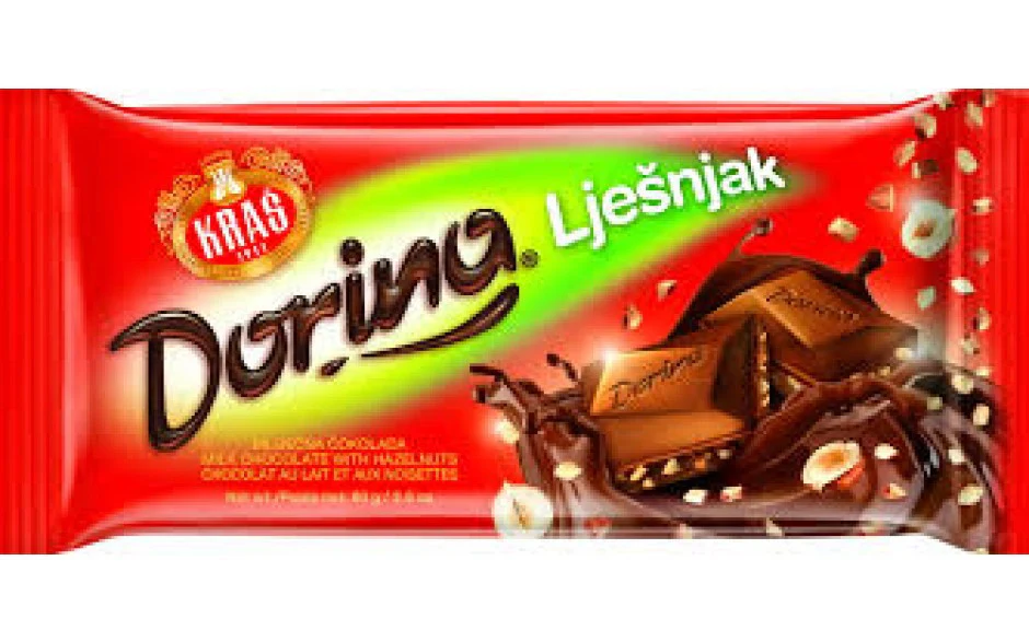 Hazelnut Milk Chocolate, Dorina, 80g