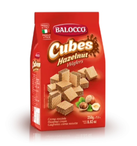 Hazelnut Wafers (Balocco) 250g bag