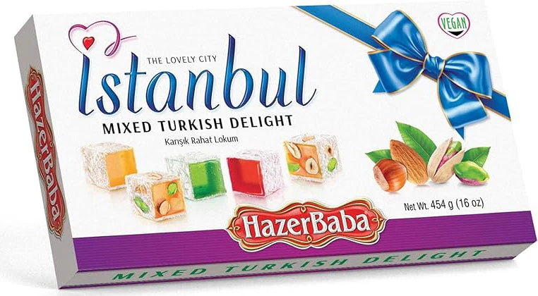 Hazer Baba Turkish Delight Mixed, 16 oz