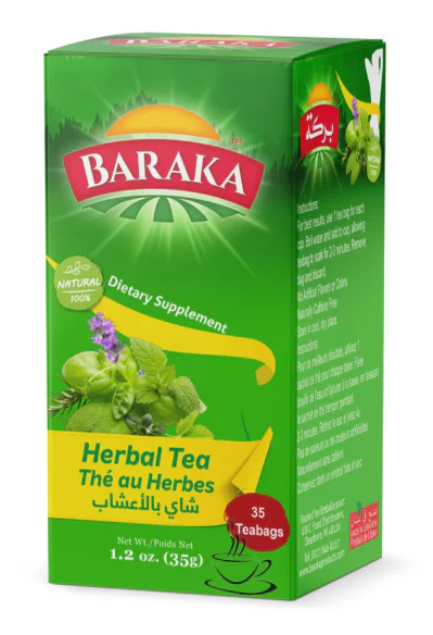Herbal Tea, Dietary Supplement (Baraka) 35 tea bags