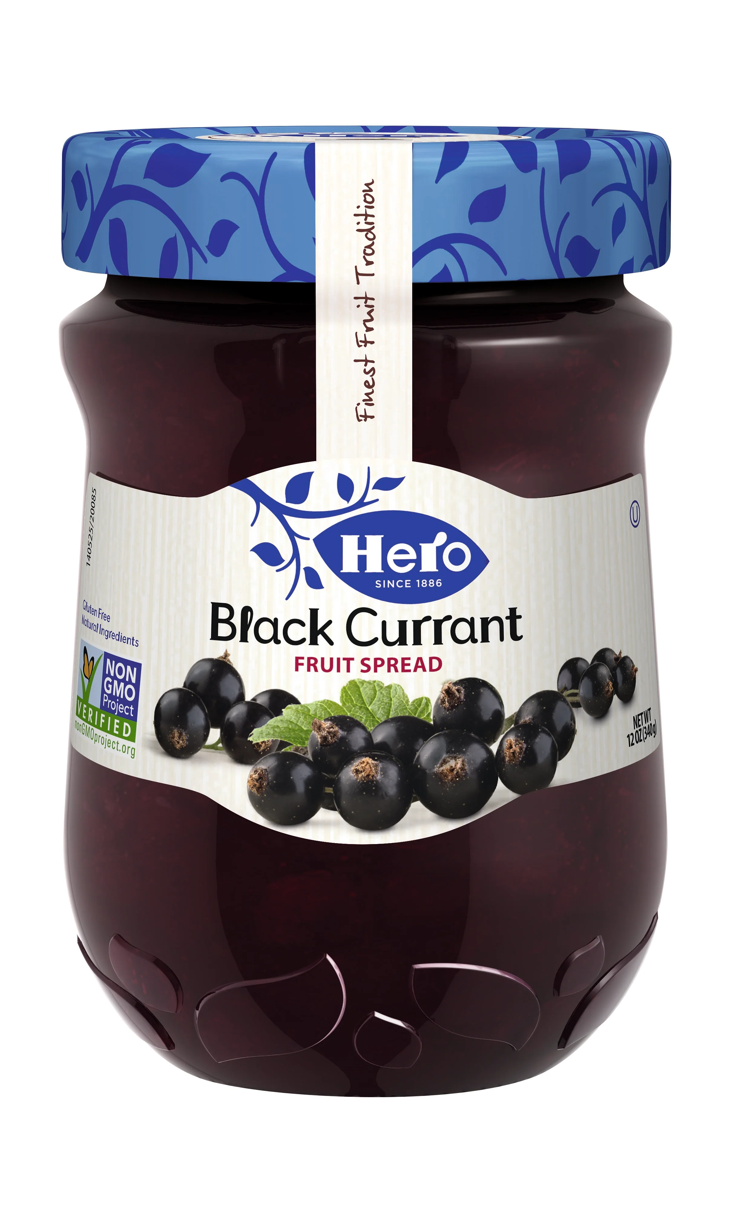 Hero Black Currant Fruit Spread, 12 oz