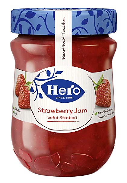 Hero Strawberry Fruit Spread, 12 oz (340g) - Image 2