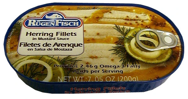 Herring Fillets in Mustard Sauce (RugenFisch) 200g