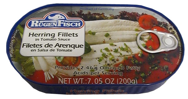 Herring Fillets in Tomato Sauce (RugenFisch) 200g