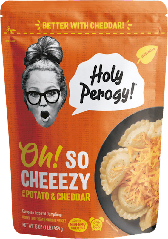 Holy Perogy, Oh! So Cheeezy with Potato and Cheddar, 1 lb