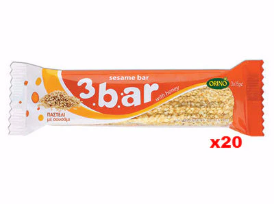 Honey and Sesame Snack 3 bar (Orino) CASE (20 x 45g)